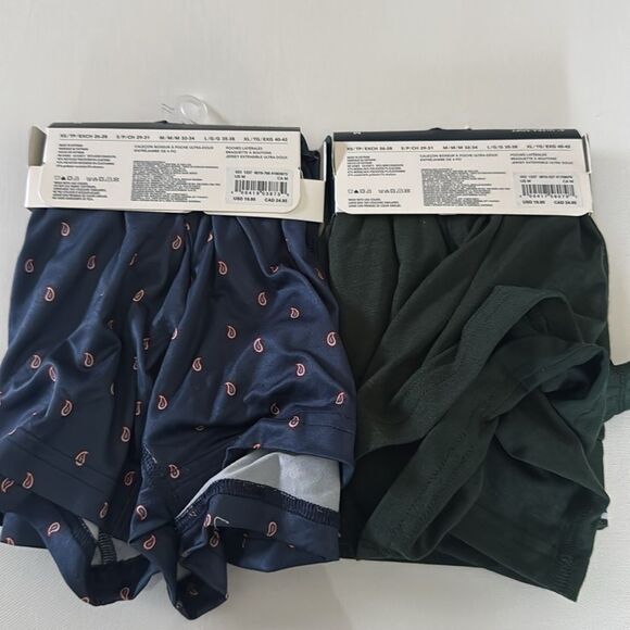 American Eagle Pocket Boxers Mens Medium Ultra Soft 2 Pack Sleep Shorts - Picture 2 of 2